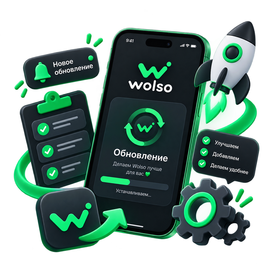 Обновления и новости Wolso